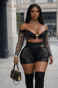 AURIA Curve Night Set – Noir Luxe