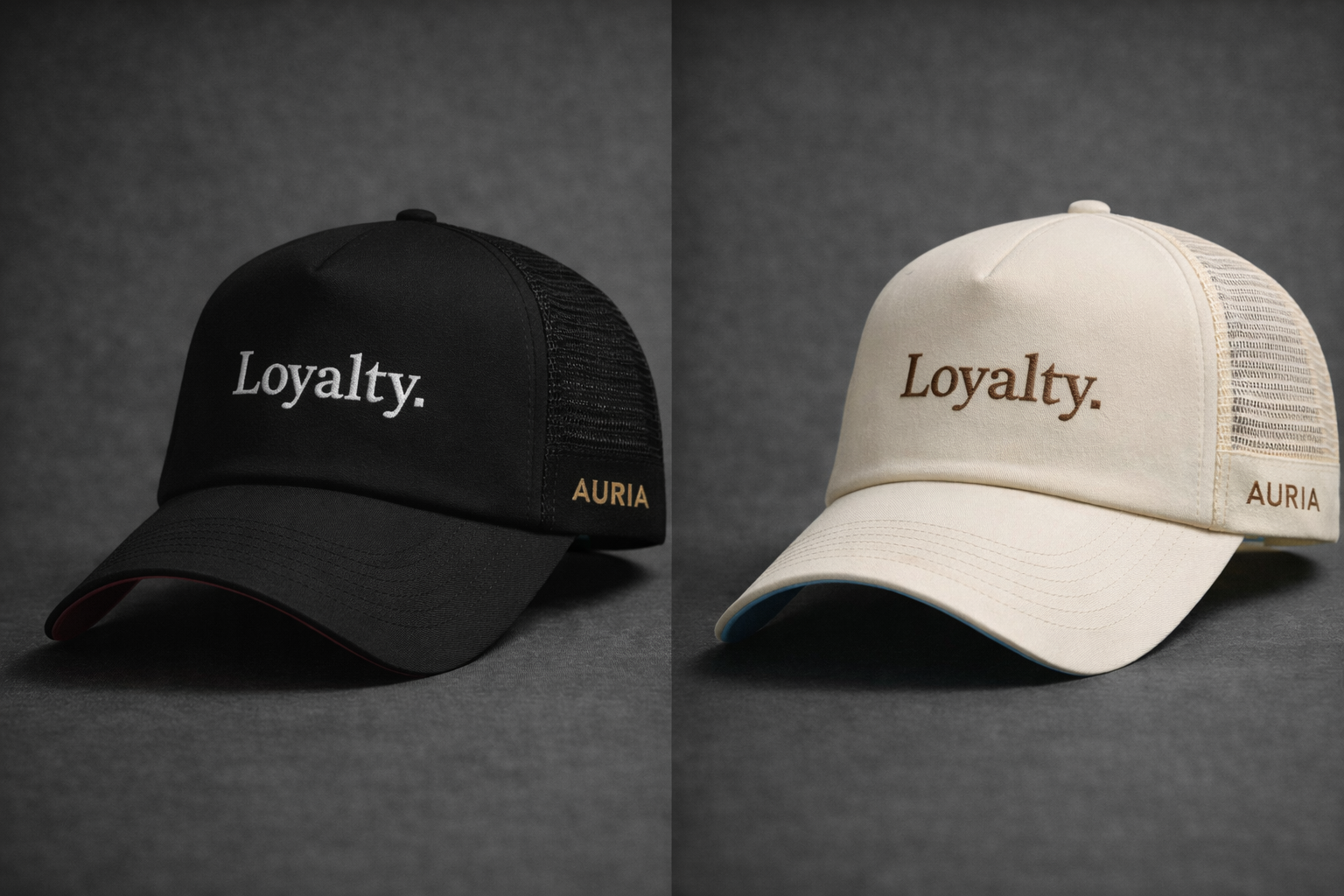 AURIA “Loyalty.” Trucker Hat