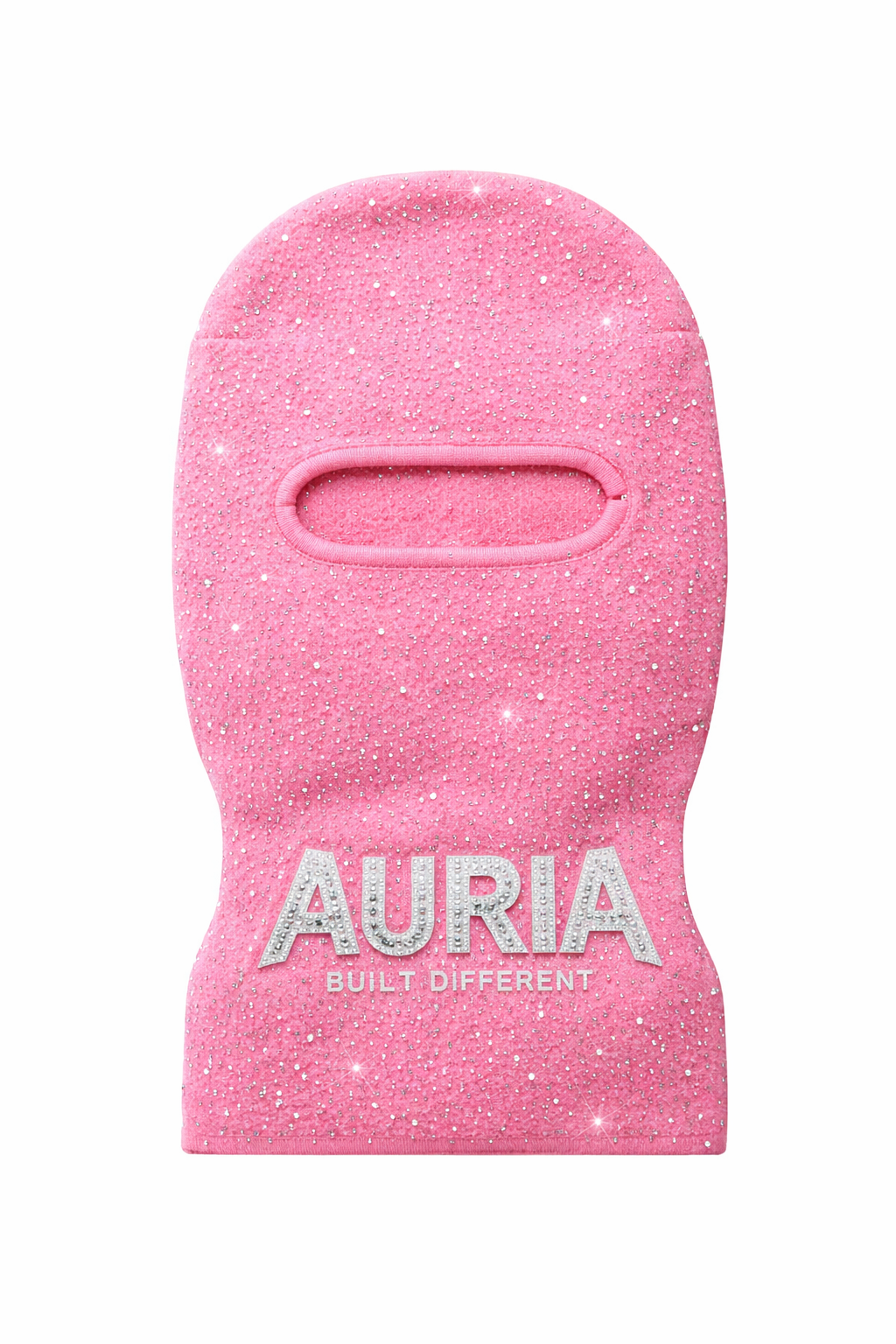 AURIA Rhinestone Ski Mask — Pink Ice