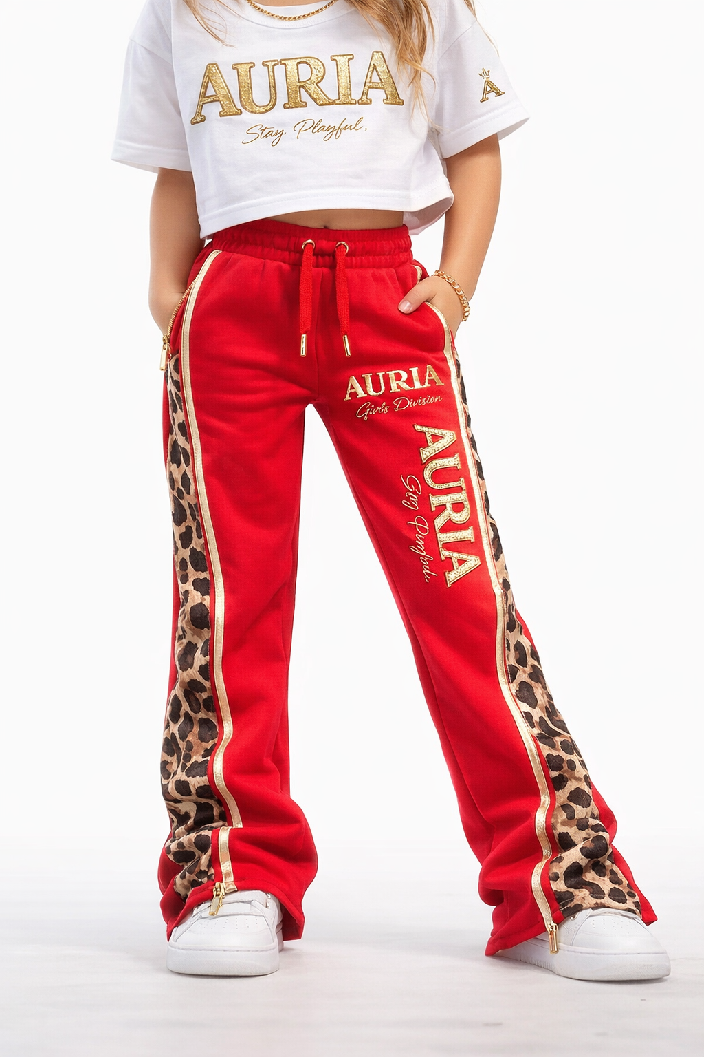 AURIA Red Luxe Street Set