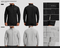 AURIA Men — Shadow Monogram Track Jacket