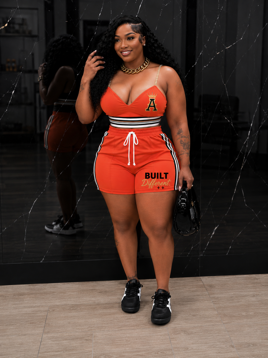 AURIA Women – Built Different Short Set