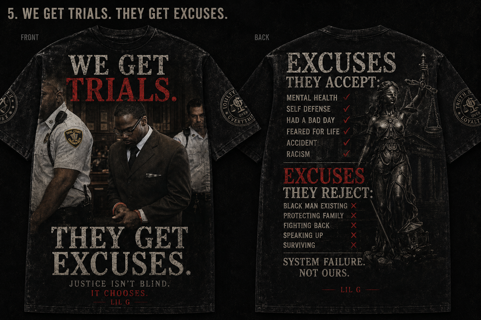 AURIA Lil G – We Get Trials Tee