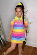 AURIA Rainbow Polo Dress (Kids)