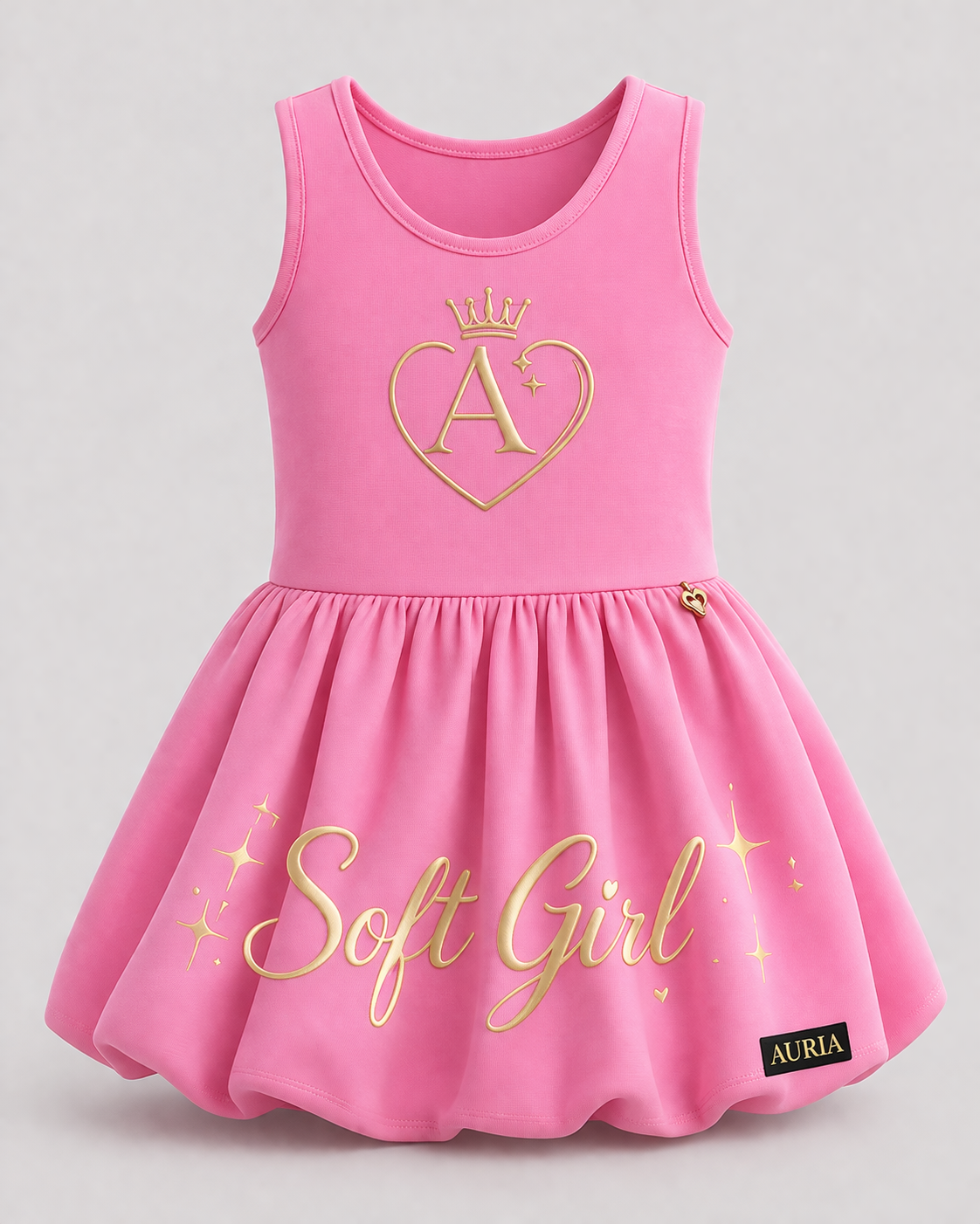 AURIA “Soft Girl” Statement Dress (Kids)