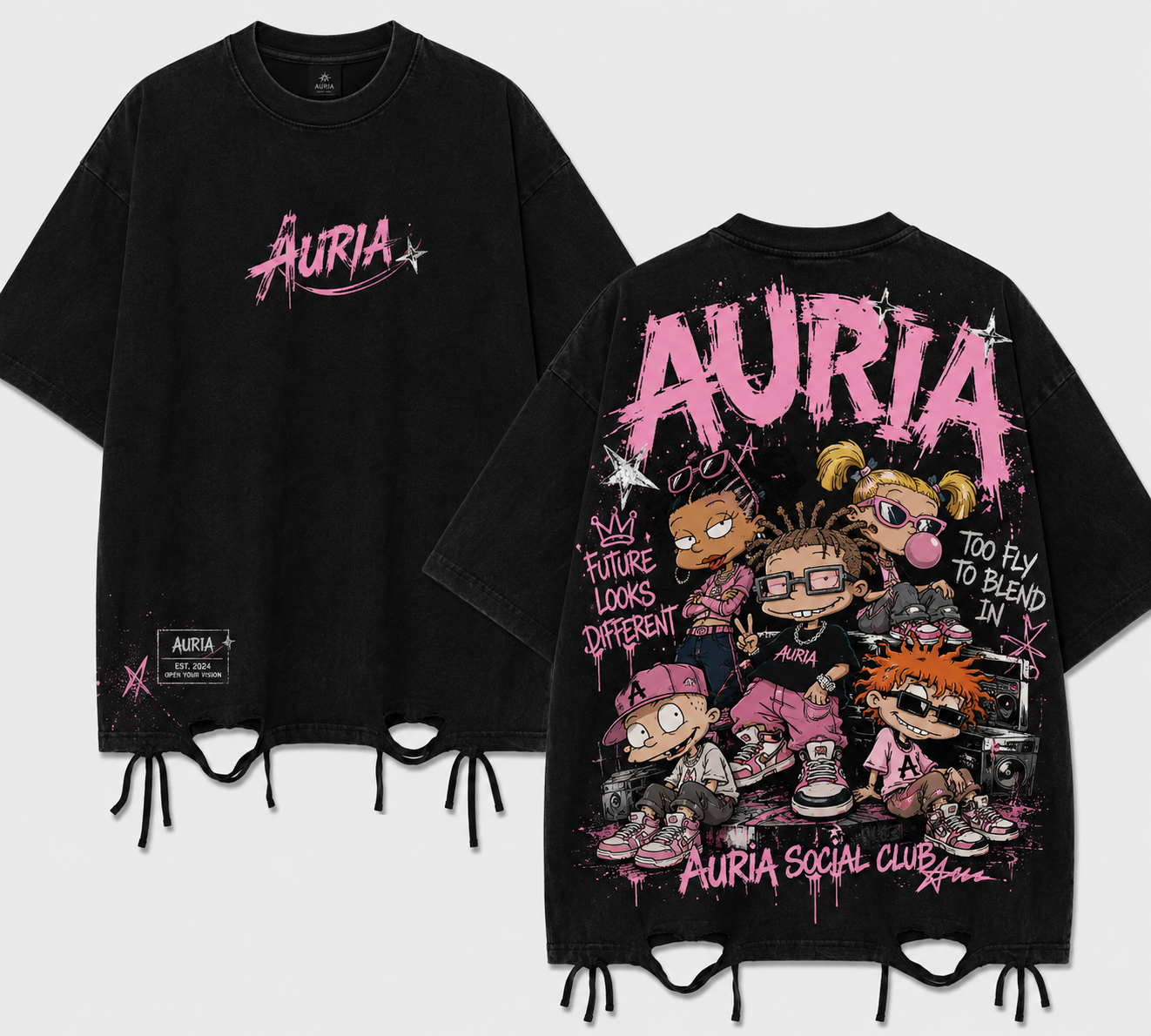 AURIA “Future Looks Different” Graphic Tee