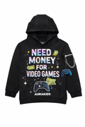 AURIA Kids “Need Money For Video Games” Hoodie