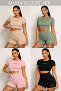 AURIA Sculpt Set — (Nude Sand / Sage Smoke / Soft Pink / Jet Black)