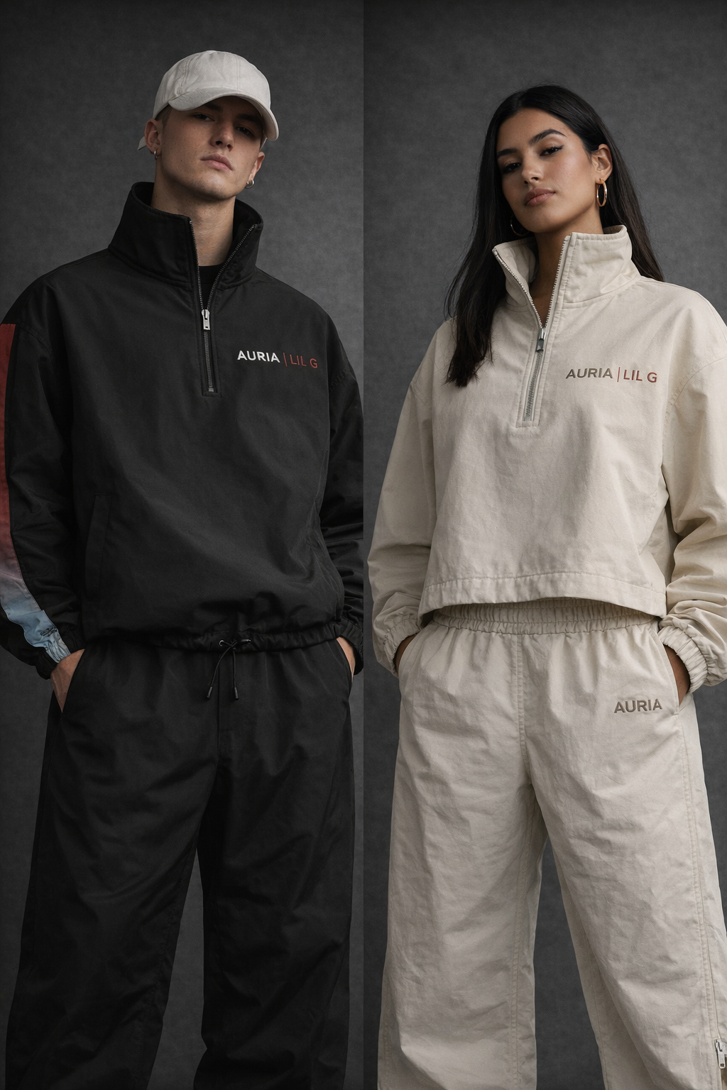 AURIA Lil G – Silent Motion Quarter-Zip Set (Limited Presale)