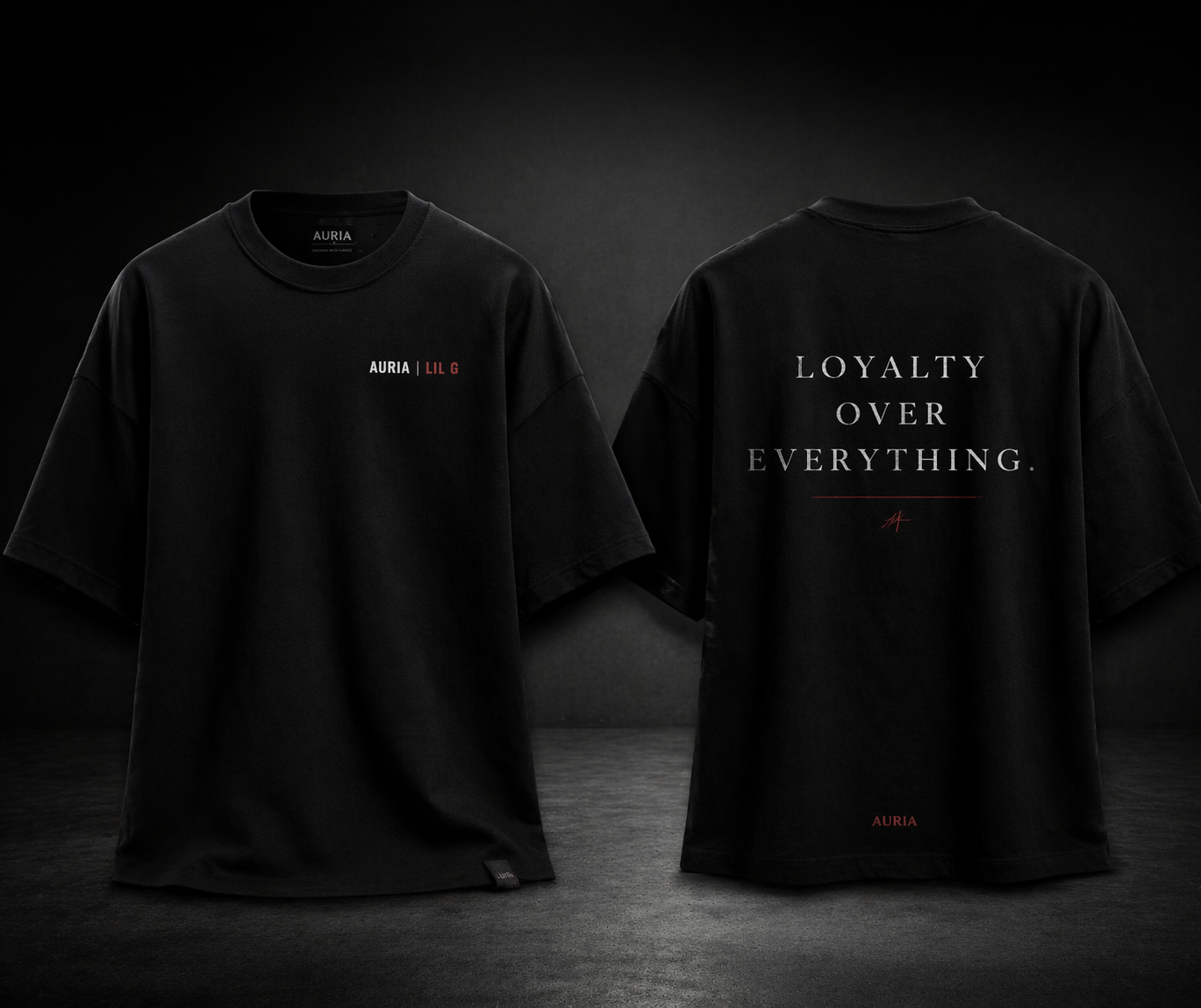 AURIA Lil G – Loyalty Over Everything Tee (Limited Presale)